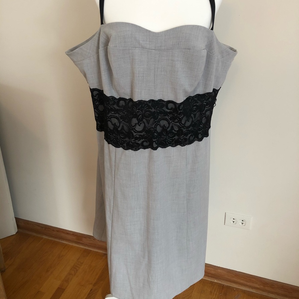 Grey dress torrid size 3x